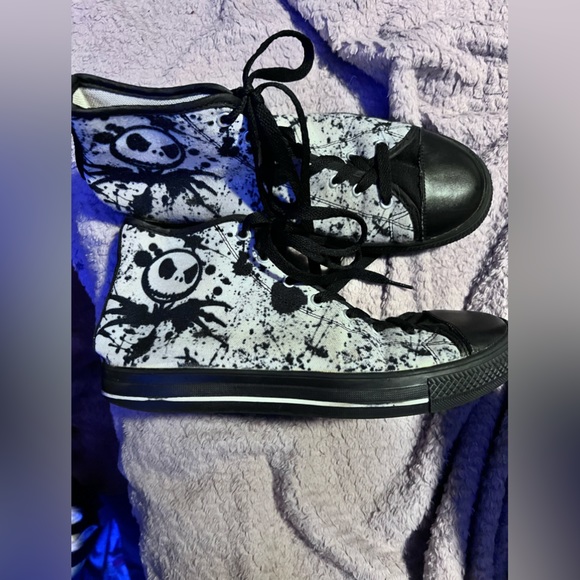 JACK SKELLINGTON UNISEX CANVAS SHOES – HIGH TOP KY31 Size 9 UNISEX - Picture 13 of 16